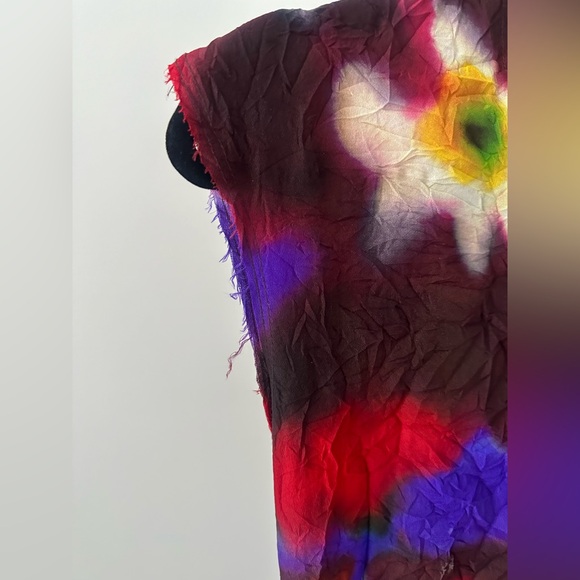 Zara - Floral Print Dress Multicolored - S - Picture 4 of 7